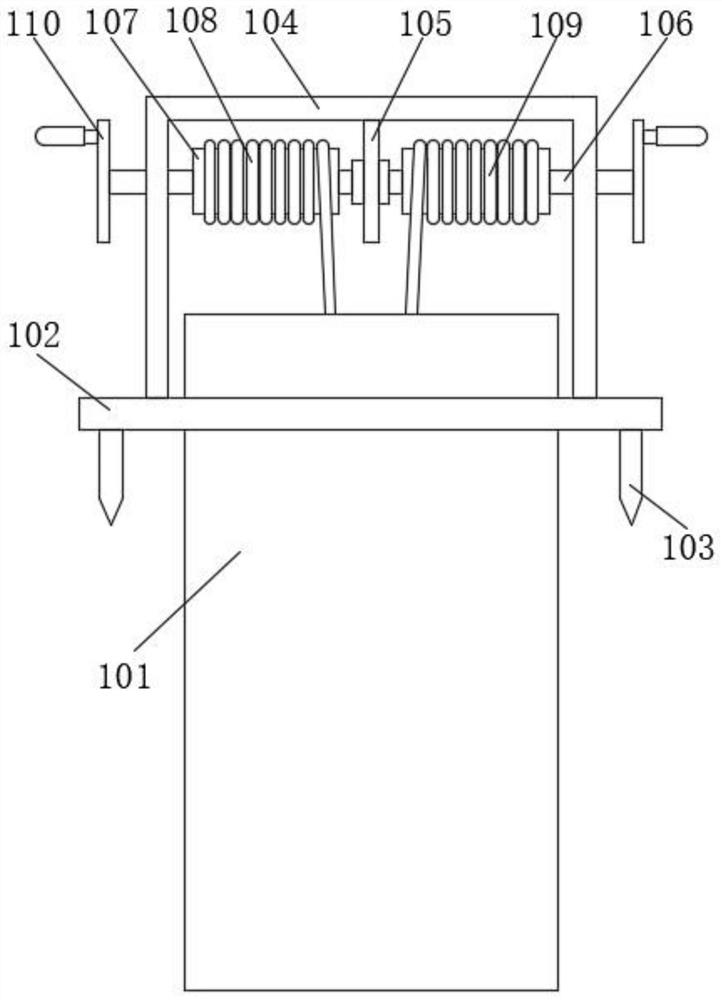 Water quality sampling detection device for environmental monitoring and using method thereof