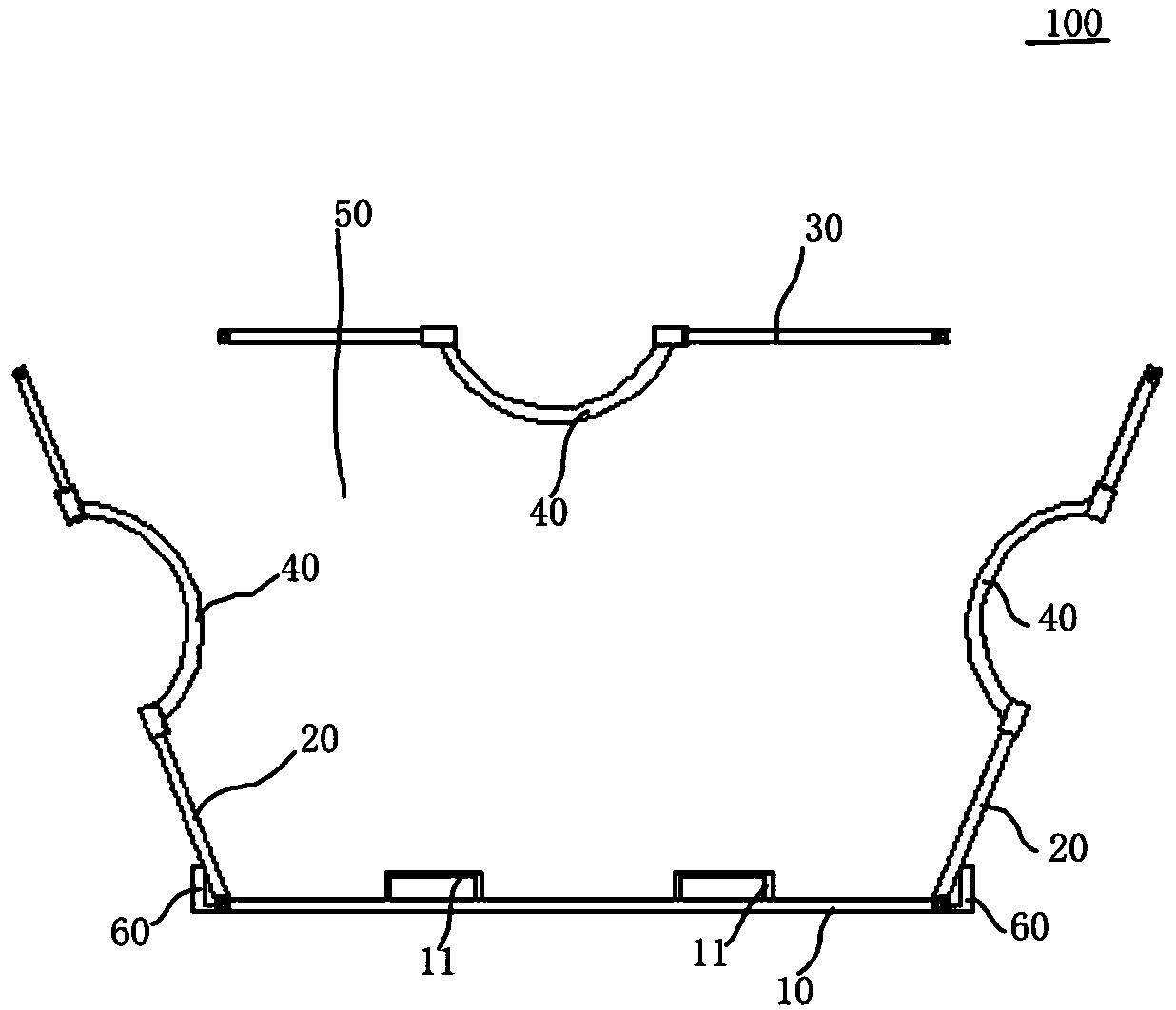 Device for automobile coating