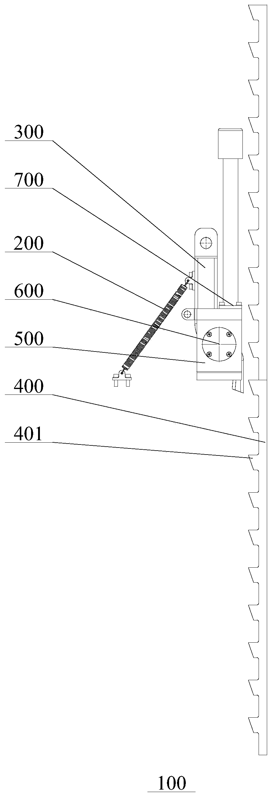 Anti-falling device and air platform device