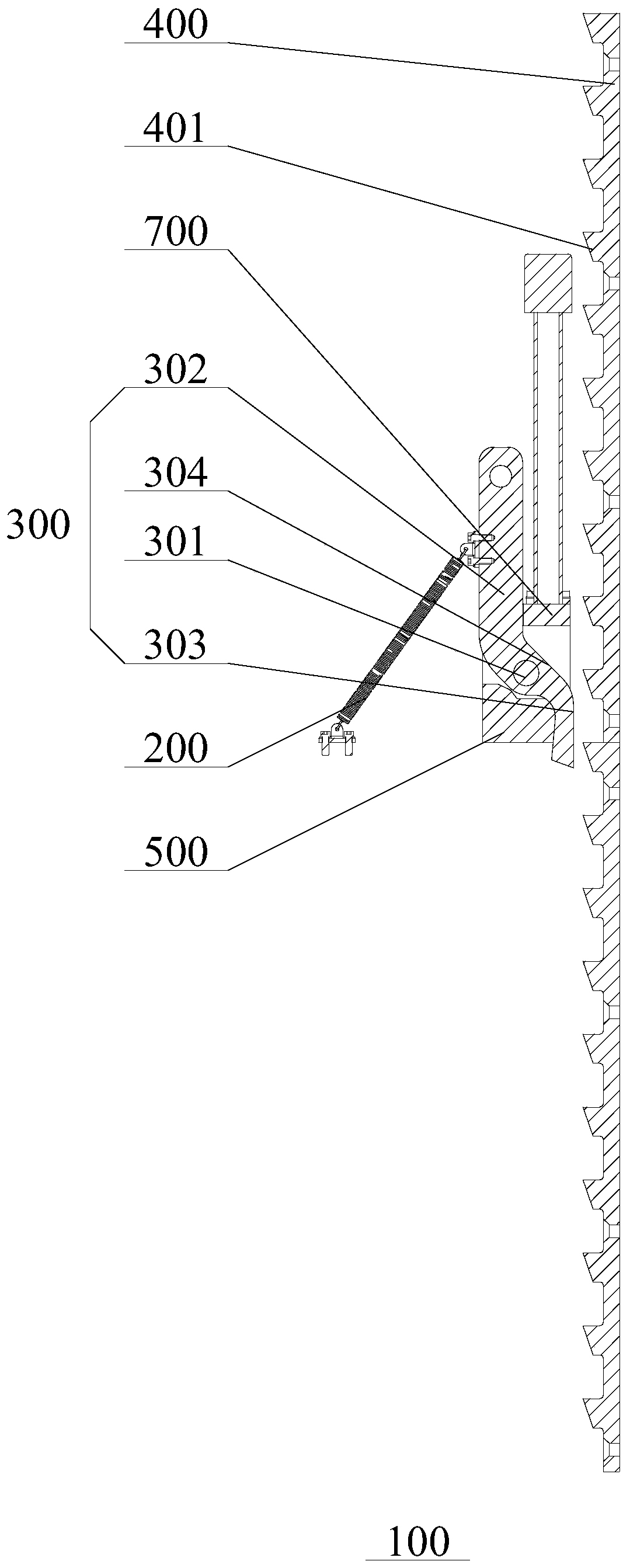 Anti-falling device and air platform device