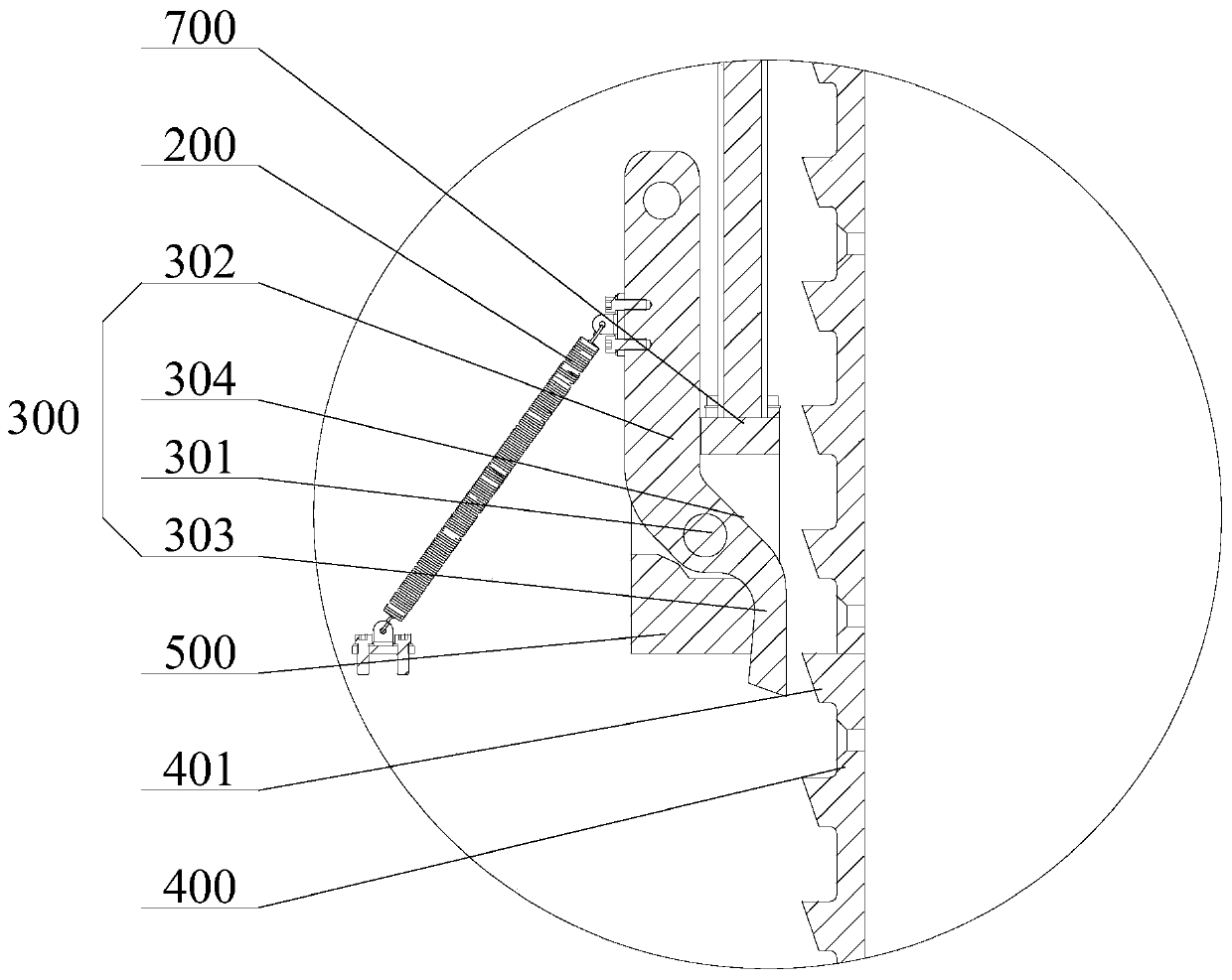 Anti-falling device and air platform device