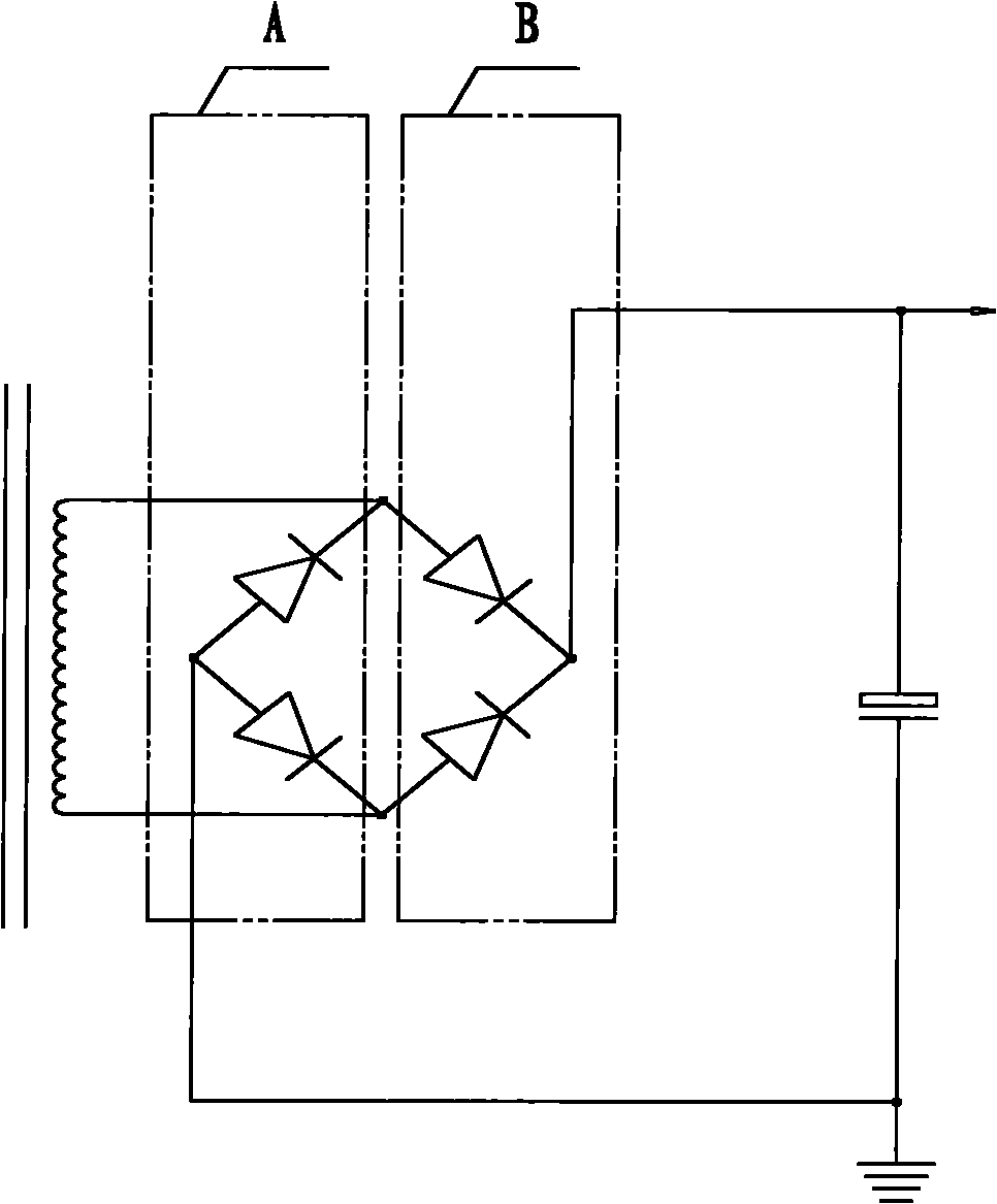 Packaging structure of N substrate diode half bridges with common anodes in TO-220