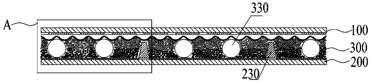 Display module with reflection structure and manufacturing method thereof