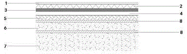 Water-storage and sound-reducing PVC laminated board