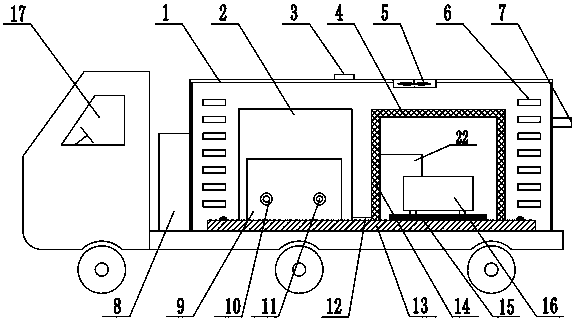 Vehicle-mounted oil gas recovery system