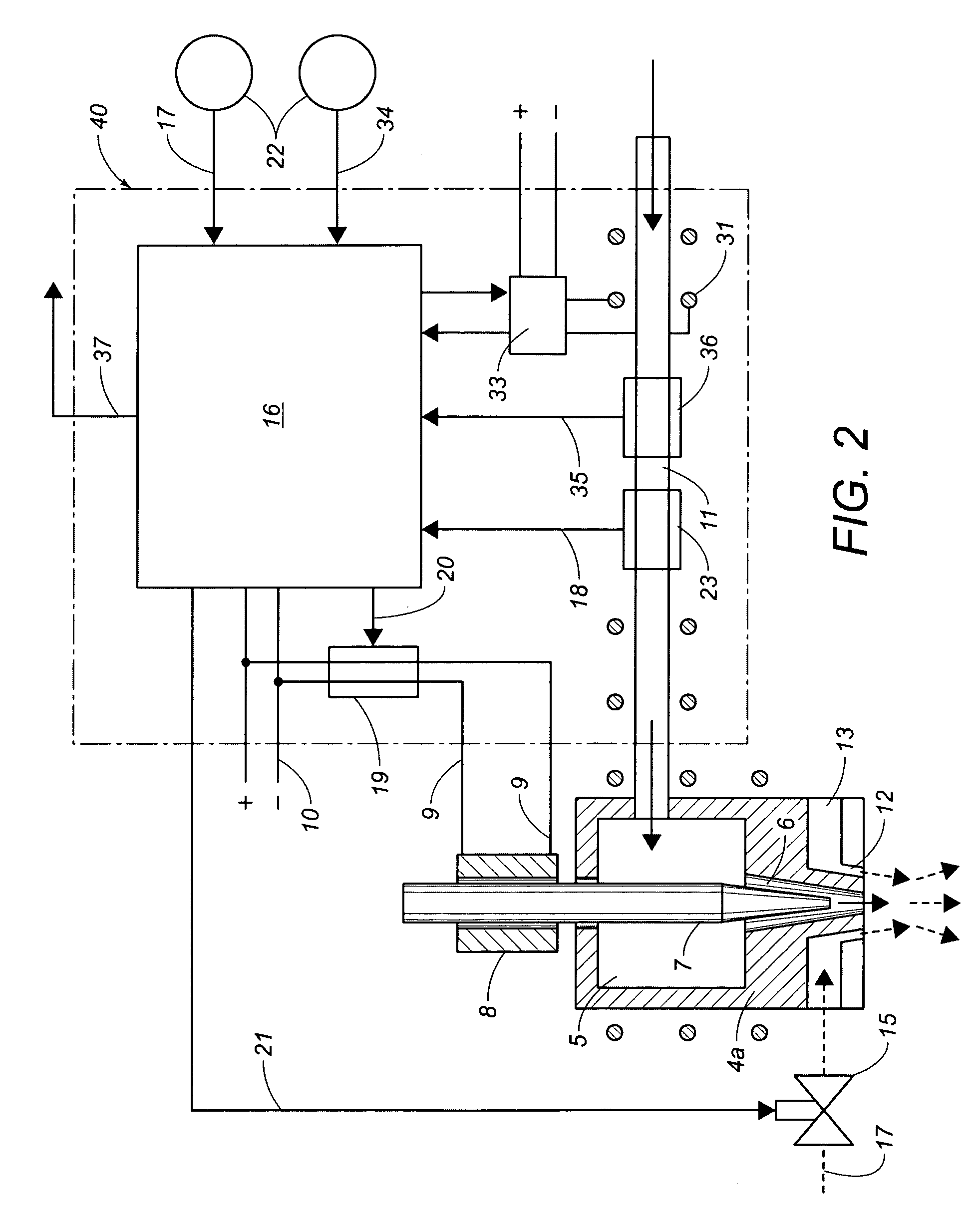 Device for applying a coating agent