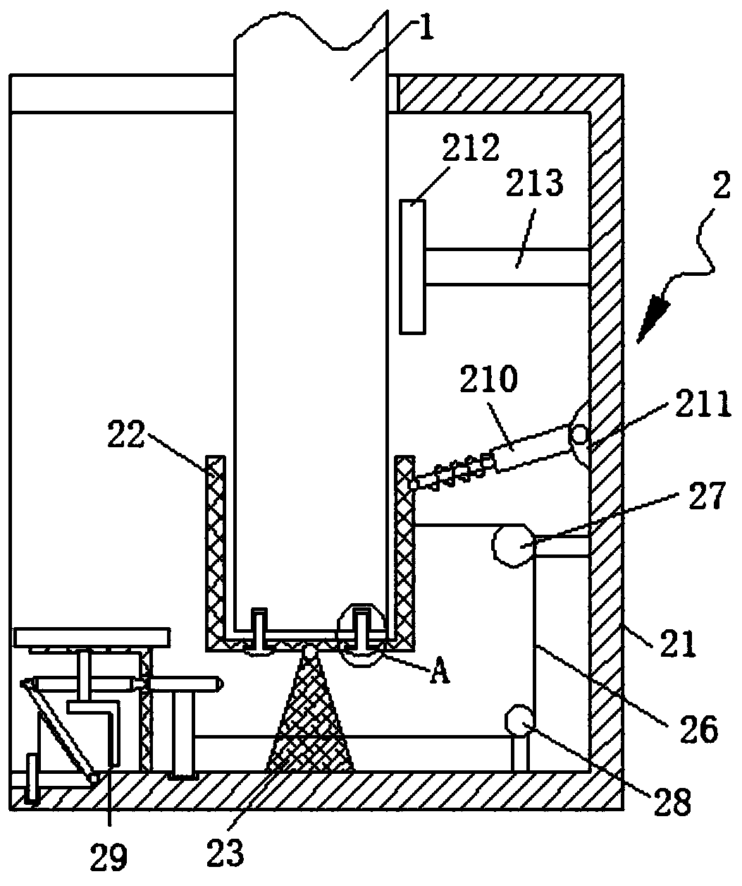 Mounting structure for solar street lamp bracket