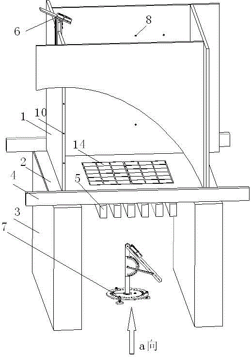 Mining subsidence similar test model device