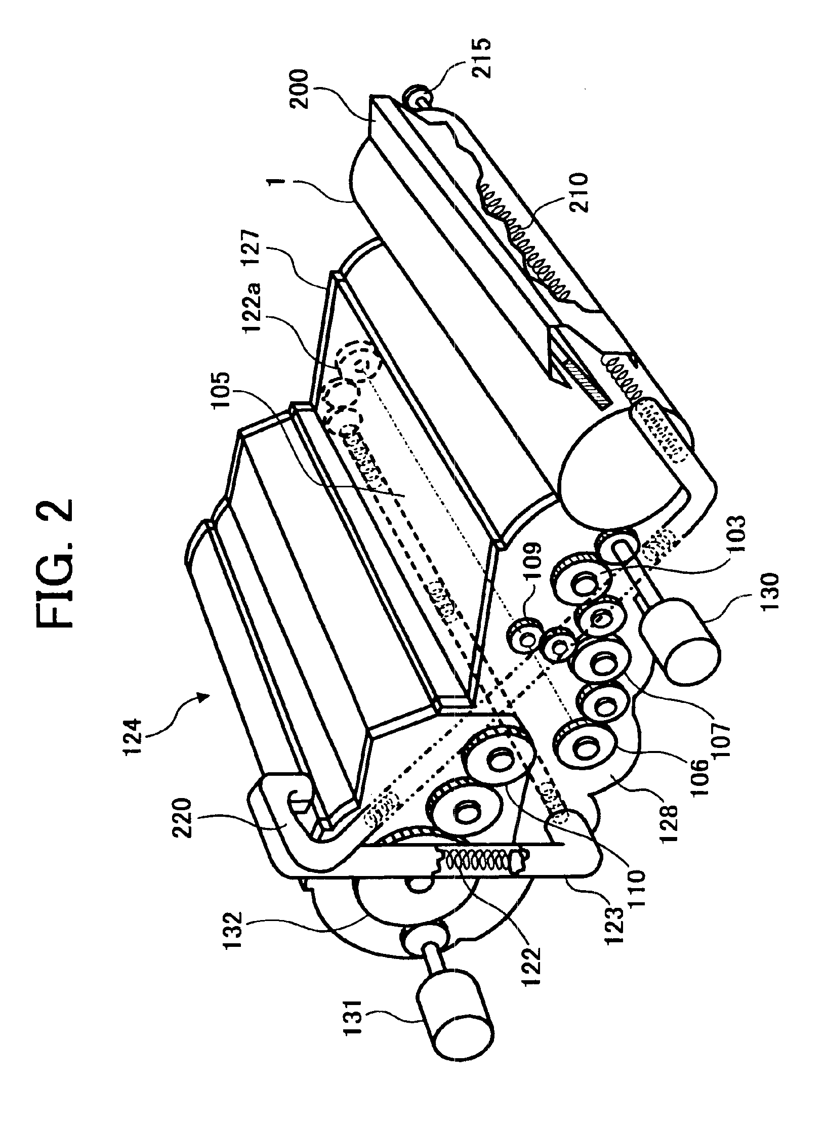 Image forming apparatus including developing device and developer containing device