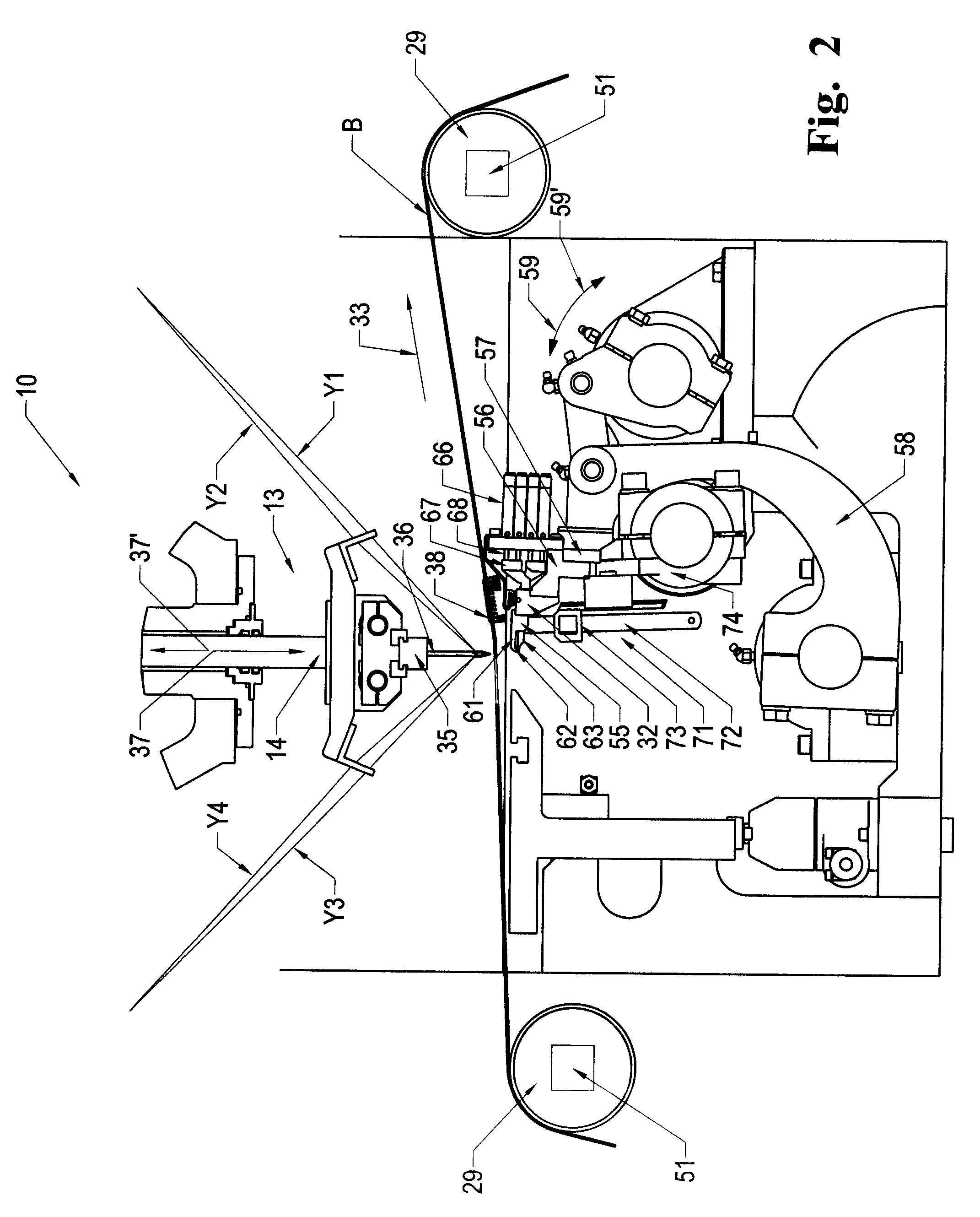 Yarn color placement system