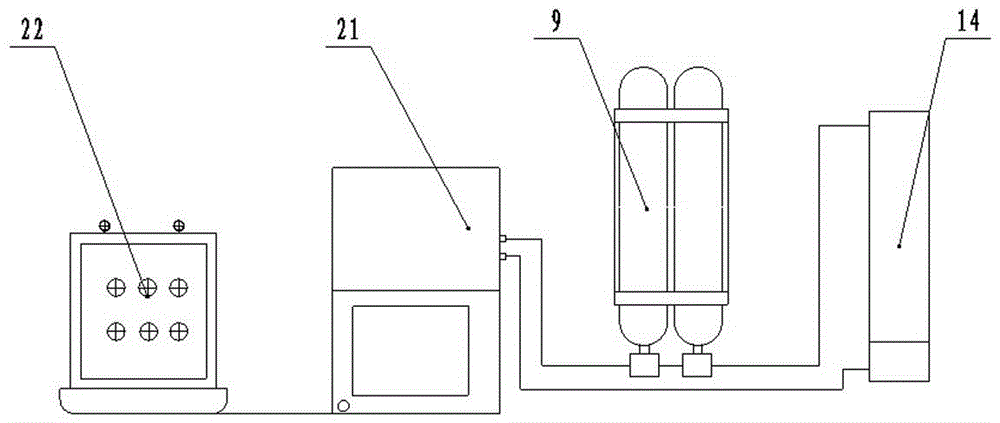 Vertical hydraulic tensioning device of round pipe belt conveyer