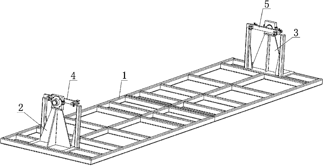 A tooling fixture for swing-mounting a box body