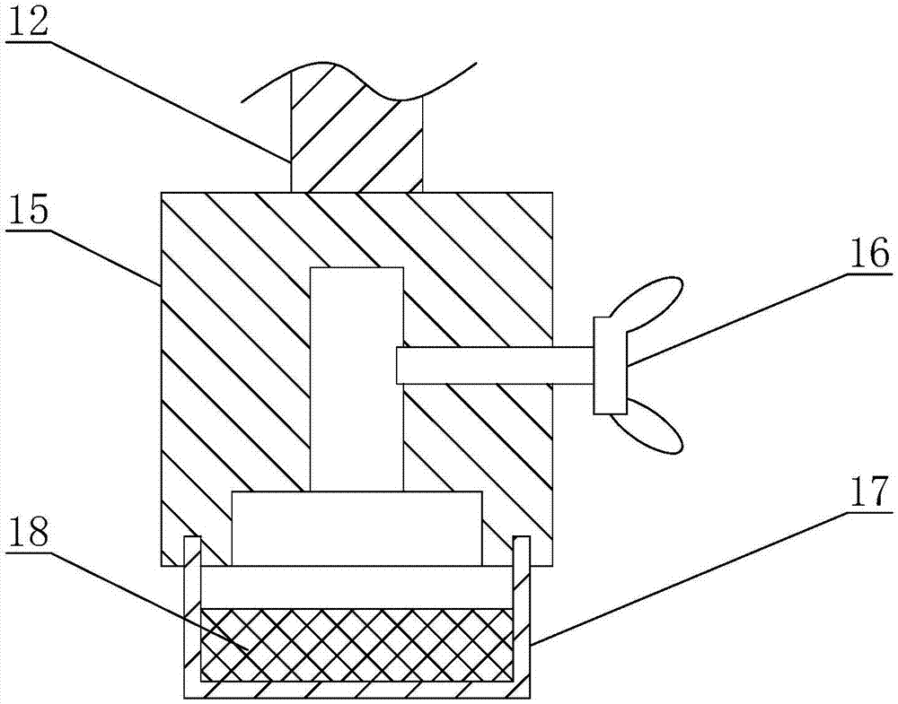 Automatic stamping table special for financial accounting