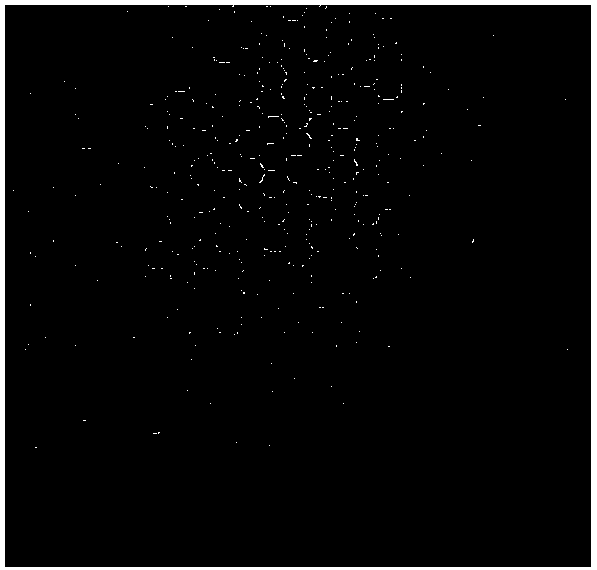 Method for absorbing paint mist by utilizing nanometer calcium carbonate