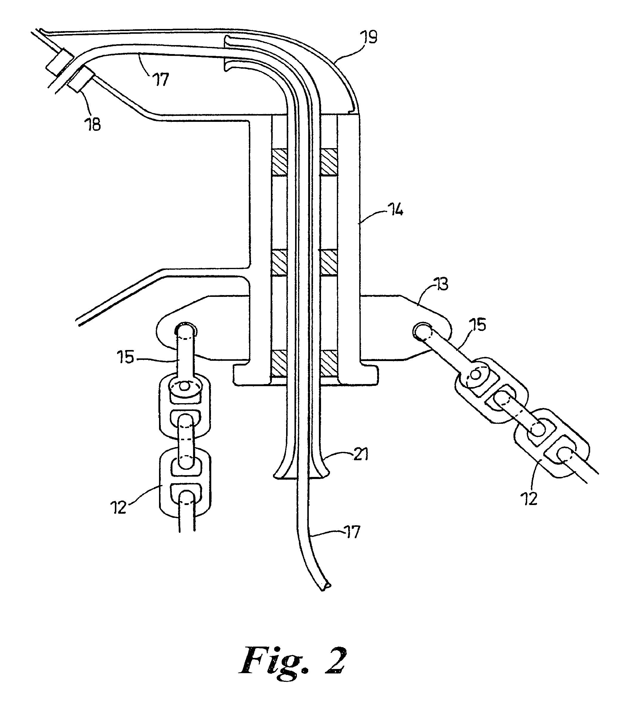 Floating apparatus for deploying in marine current for gaining energy