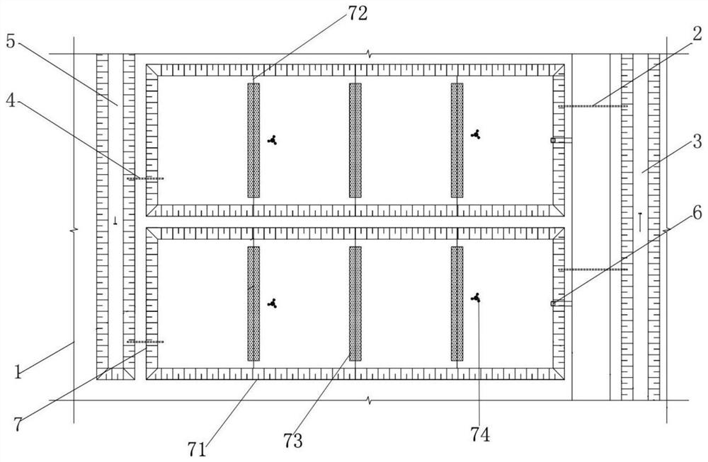 Pond biological floating island and application method thereof