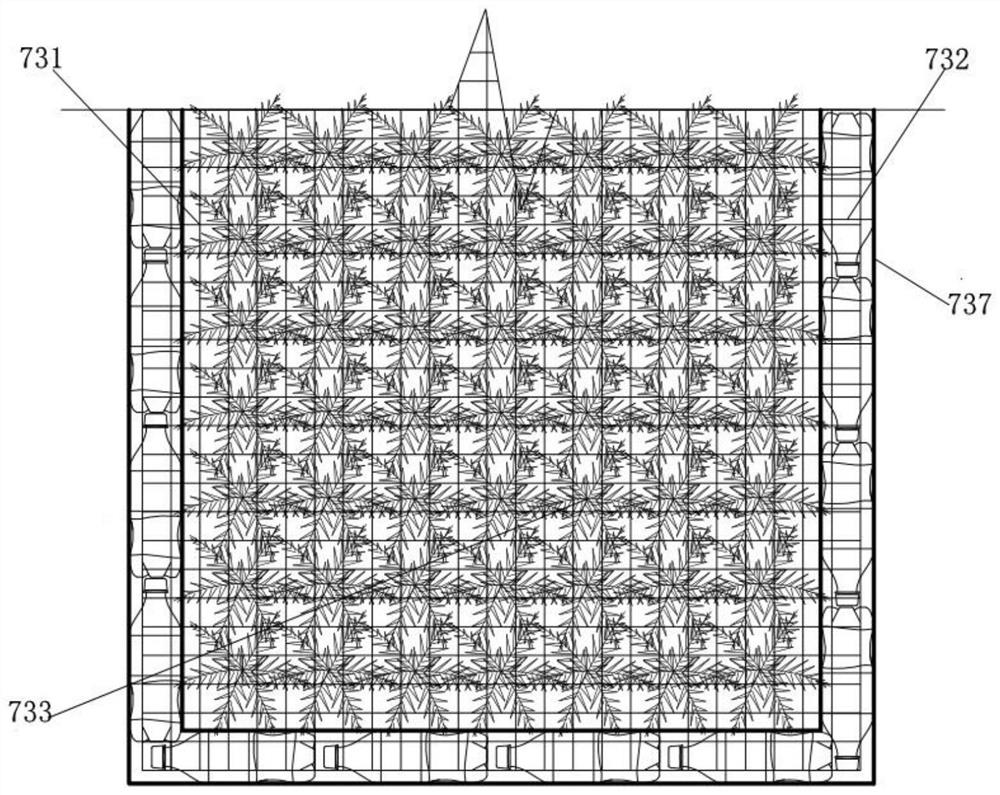 Pond biological floating island and application method thereof