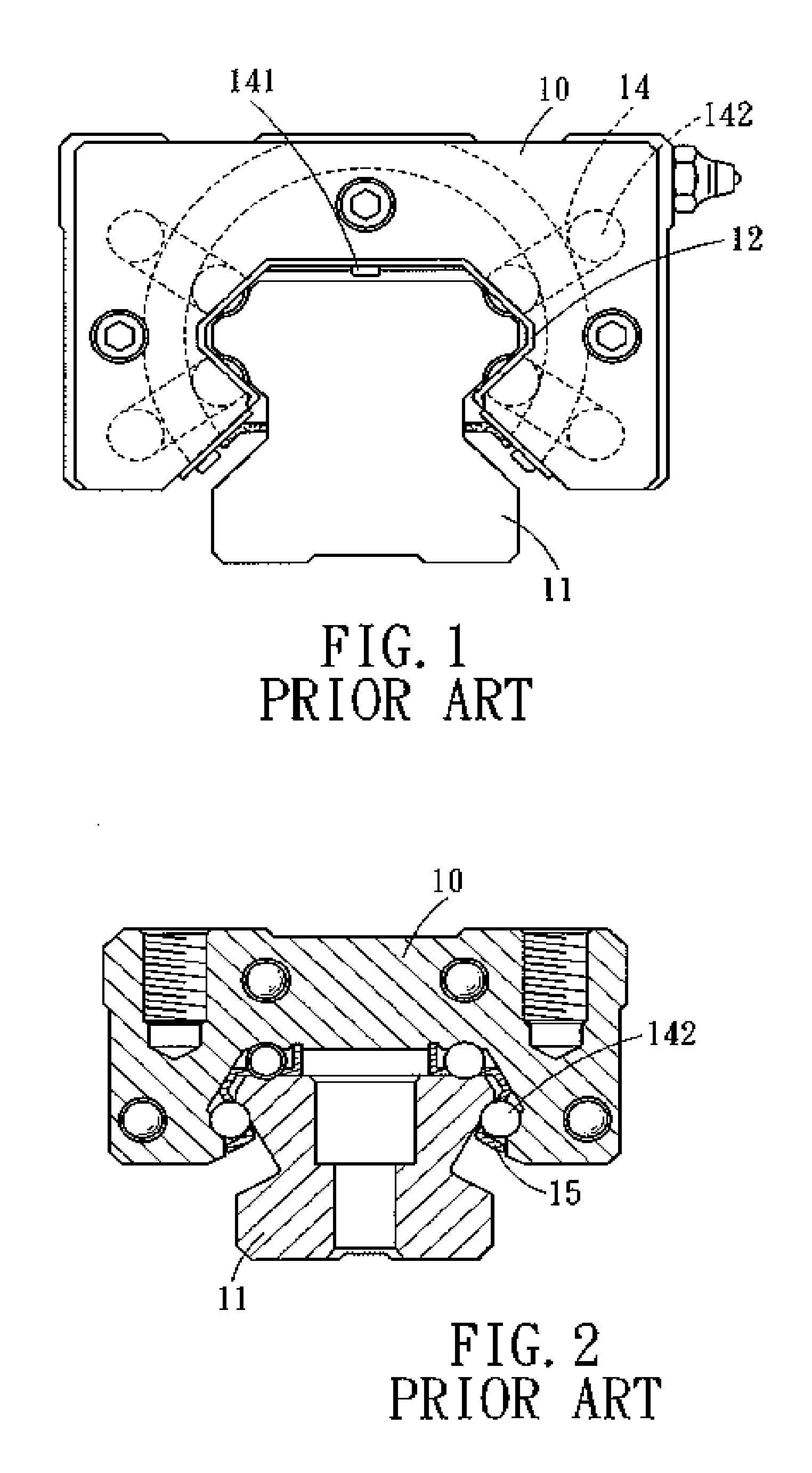 Steel Wire Retainer For A Sliding Block