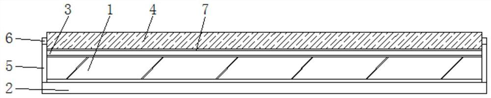 An electronic product with a touch screen and a display screen and a method for preventing the bonding of the two screens