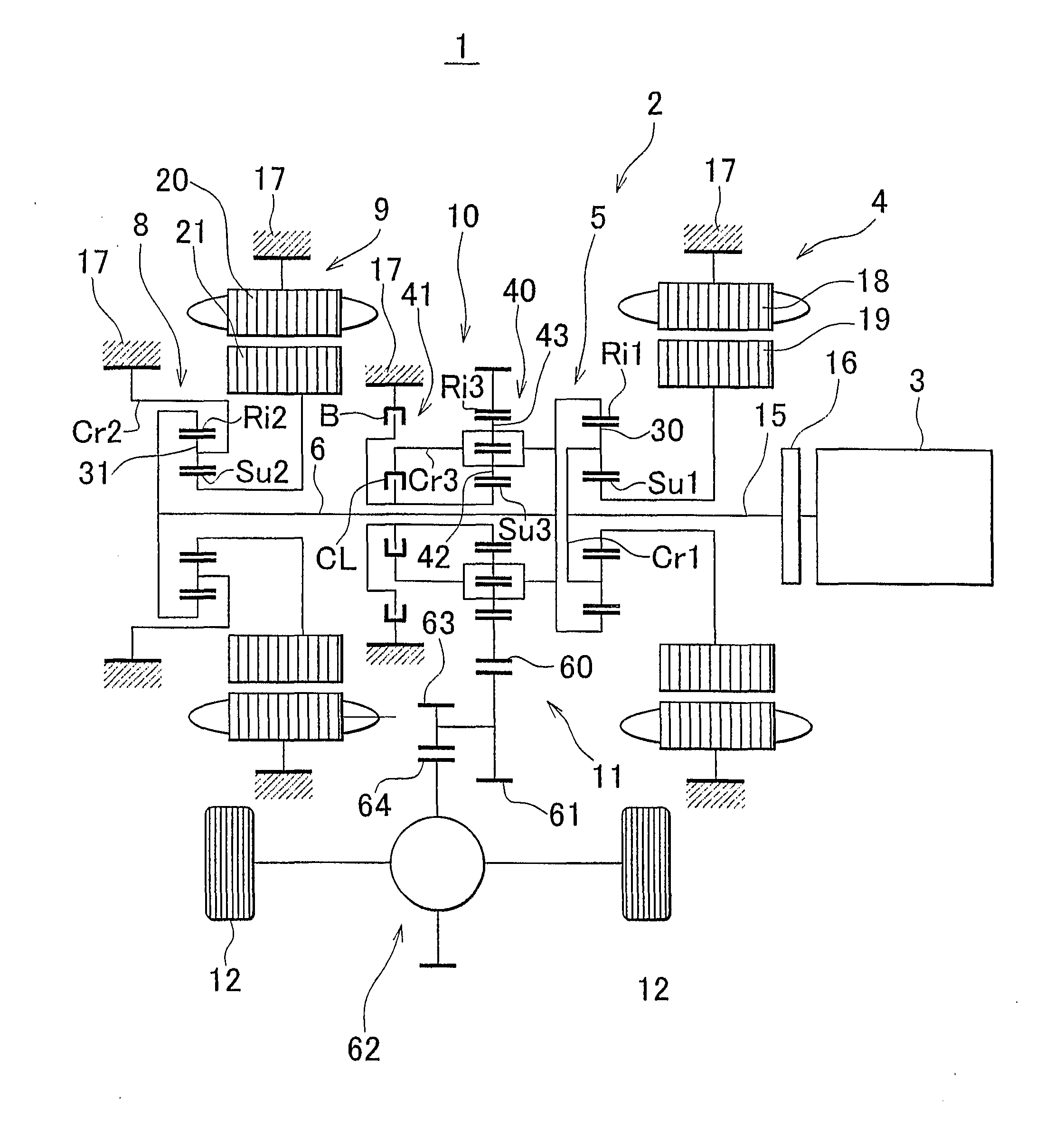 Vehicular drive apparatus