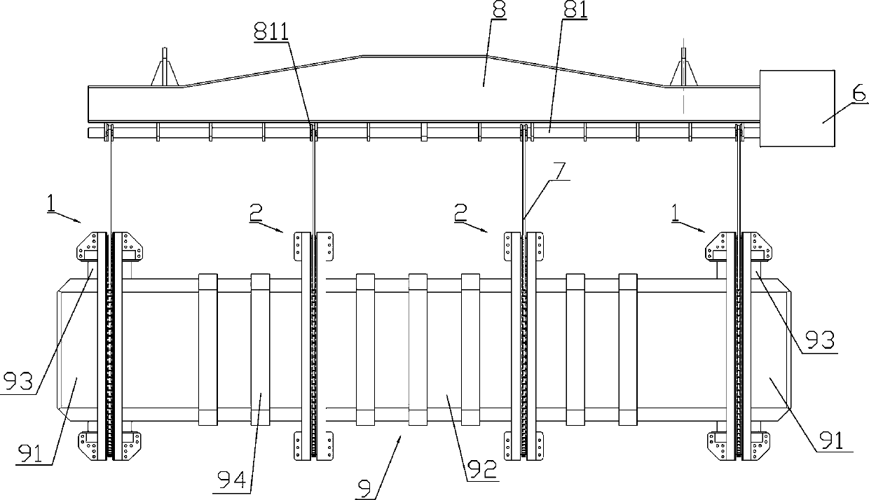 Hoisting and flipping tooling for high-pressure heater piping system