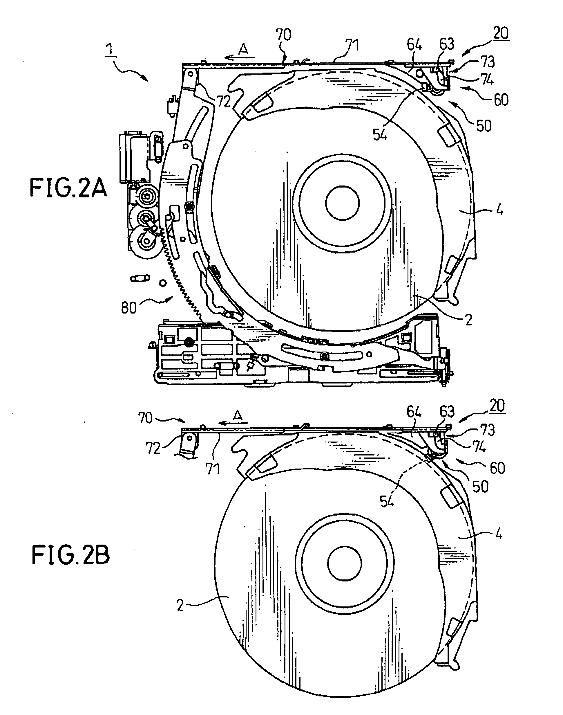 Disc changer having disc discharge mechanism