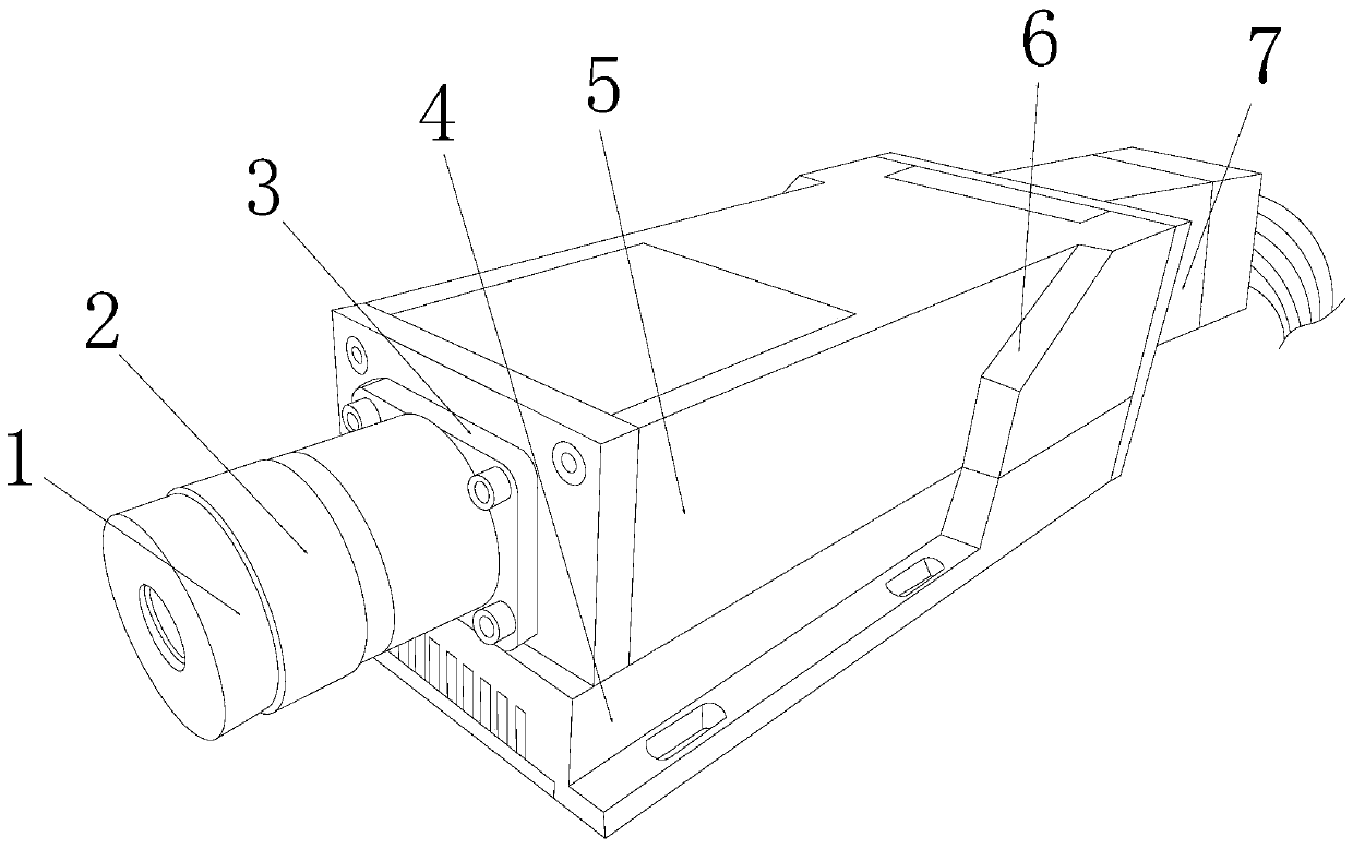 Pigtail side pump coupling device for erbium-doped double-cladding semiconductor laser device