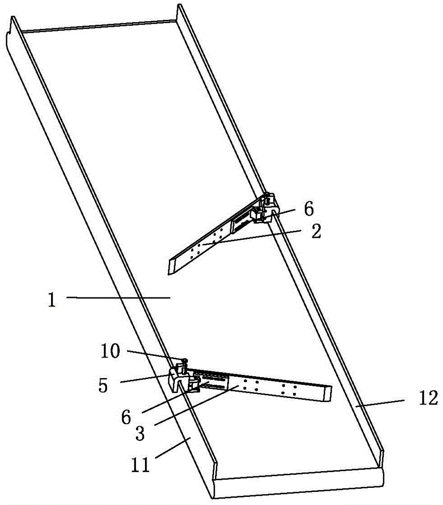 Automatic pouring gate separation device