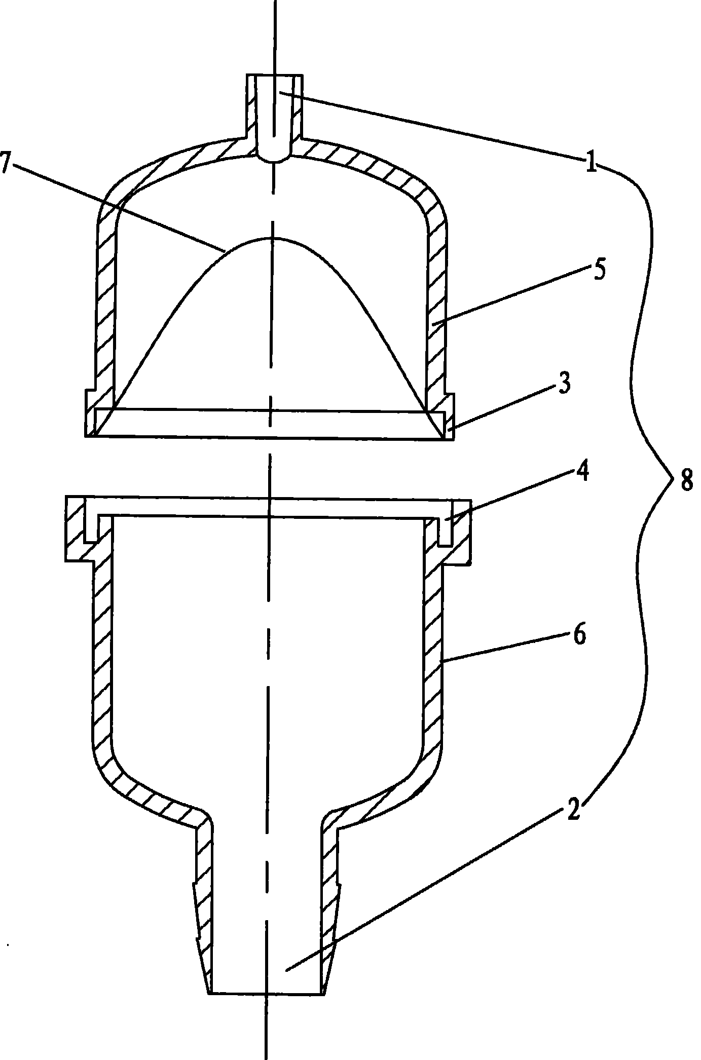 Extra-aortic ballon counterpulsation type heart ventricle auxiliary pump