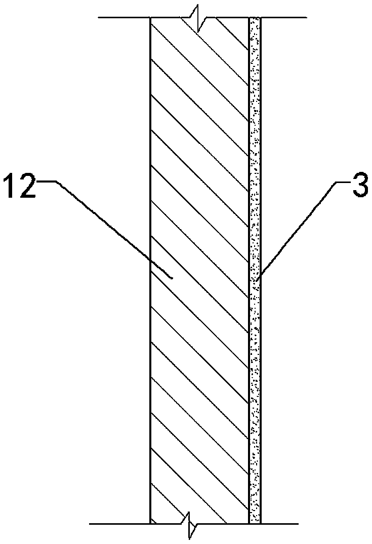 Combined type steel plate pile enclosure structure and construction method thereof