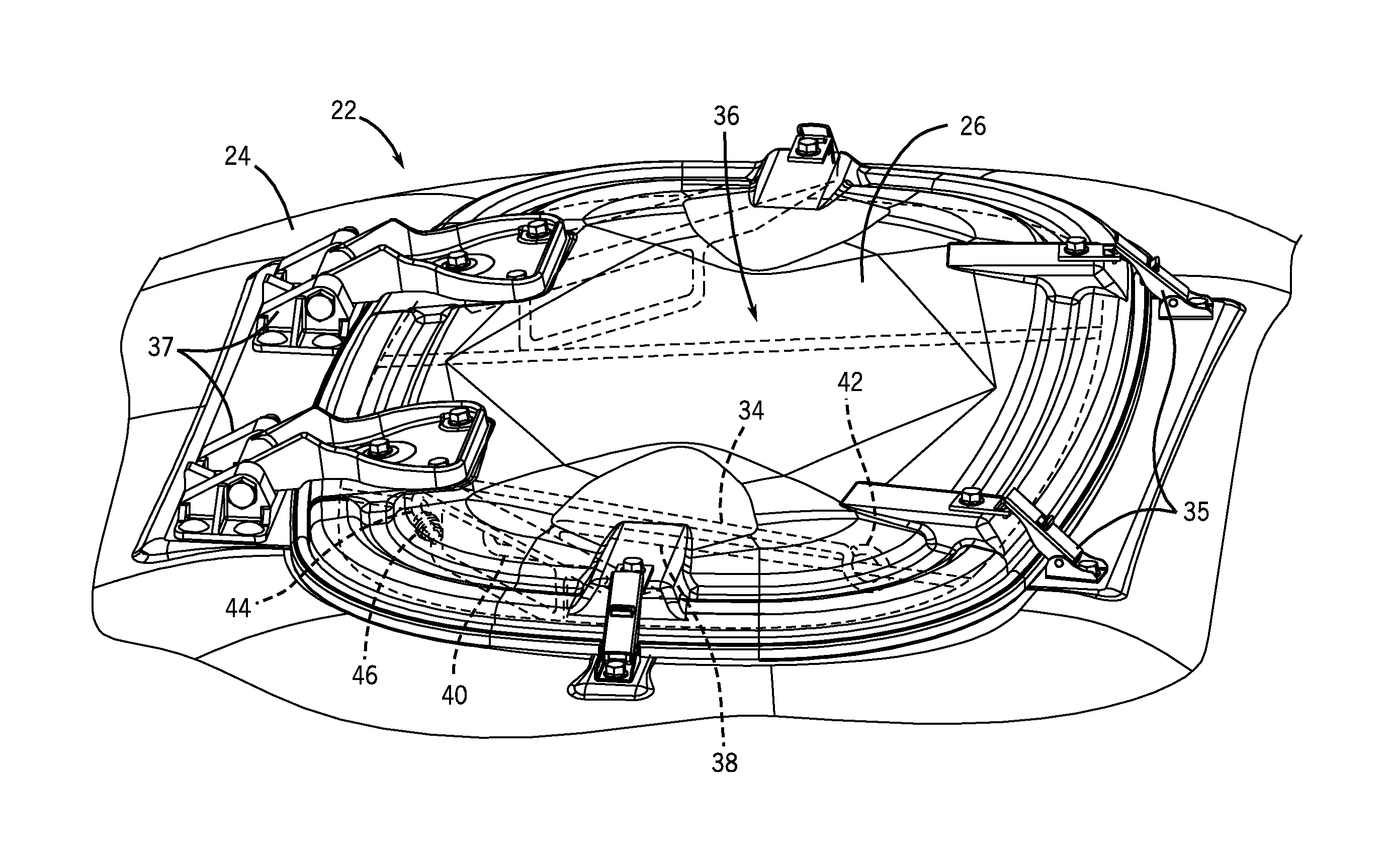 Lid prop system for an agricultural implement tank