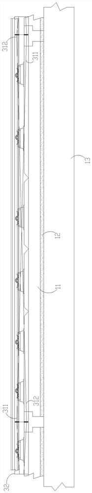 Railway bridge section track disease monitoring method and system based on combination of grating array and video monitoring