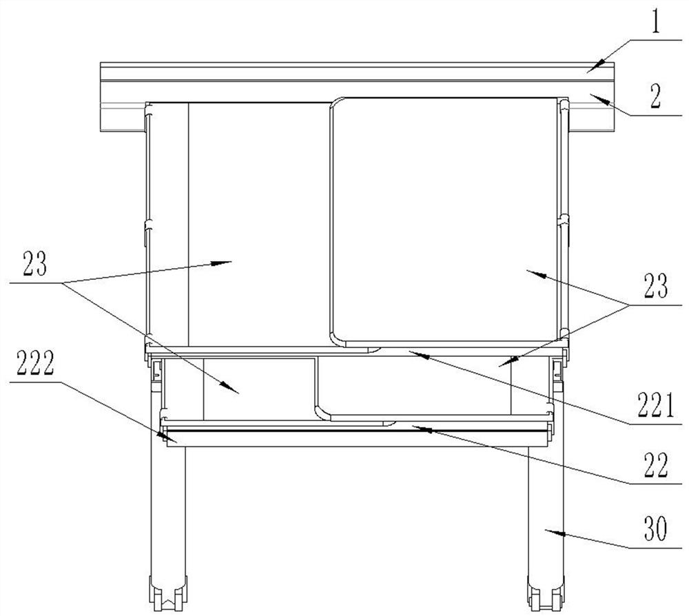 Fuel platform maintenance docking device and docking device control system