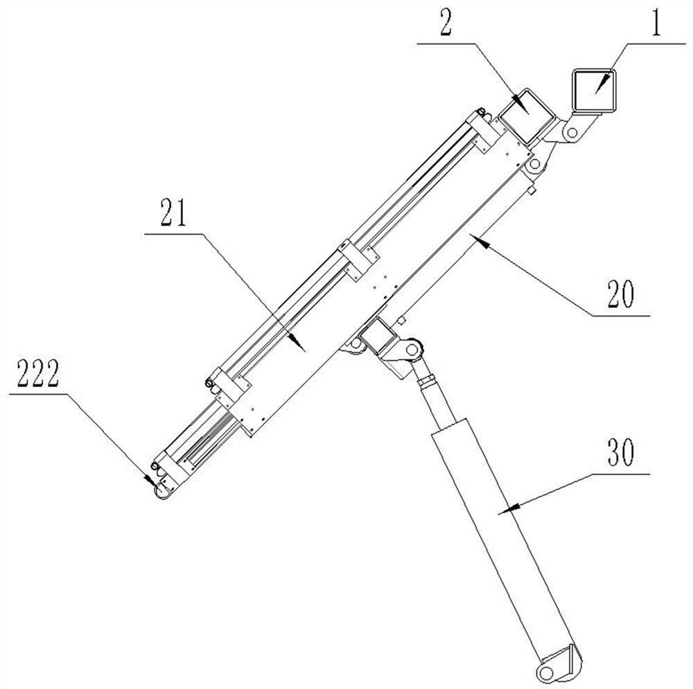 Fuel platform maintenance docking device and docking device control system