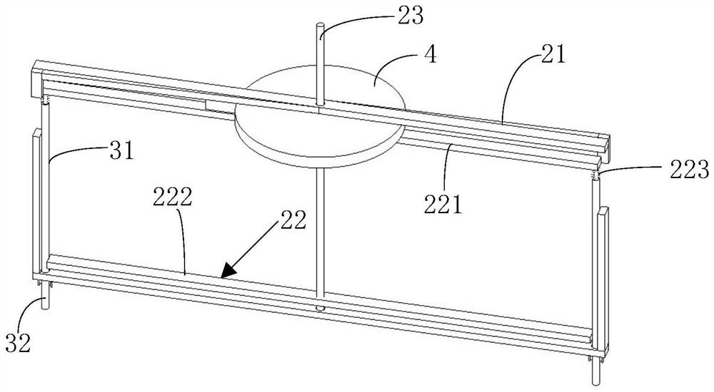 Pile hole rock sample fishing device