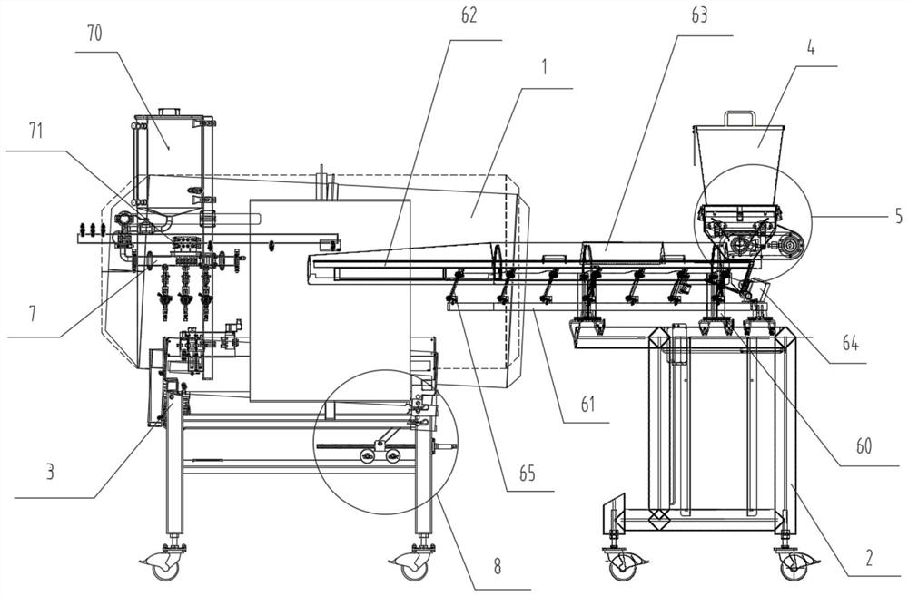 Slurry spraying and powder spraying integrated potato chip seasoning device