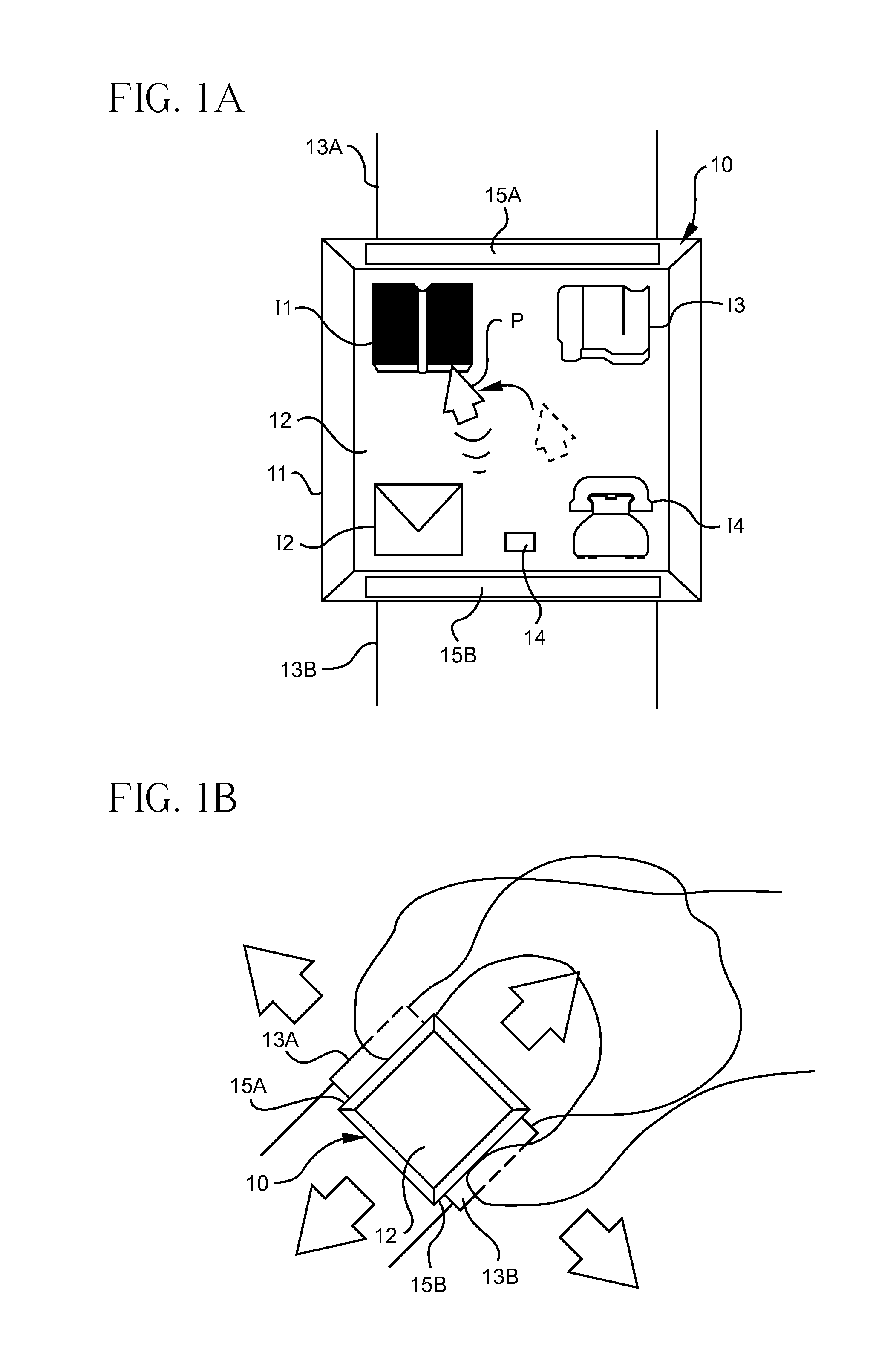 Wristwatch type device and method for moving pointer