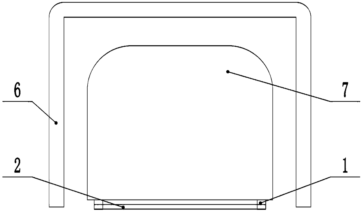 High-speed train automatic washing equipment