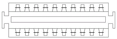 Tube type waste water treatment device and waste water treatment method