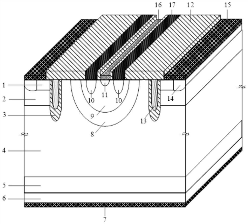 An igbt device with integrated voltage sampling function