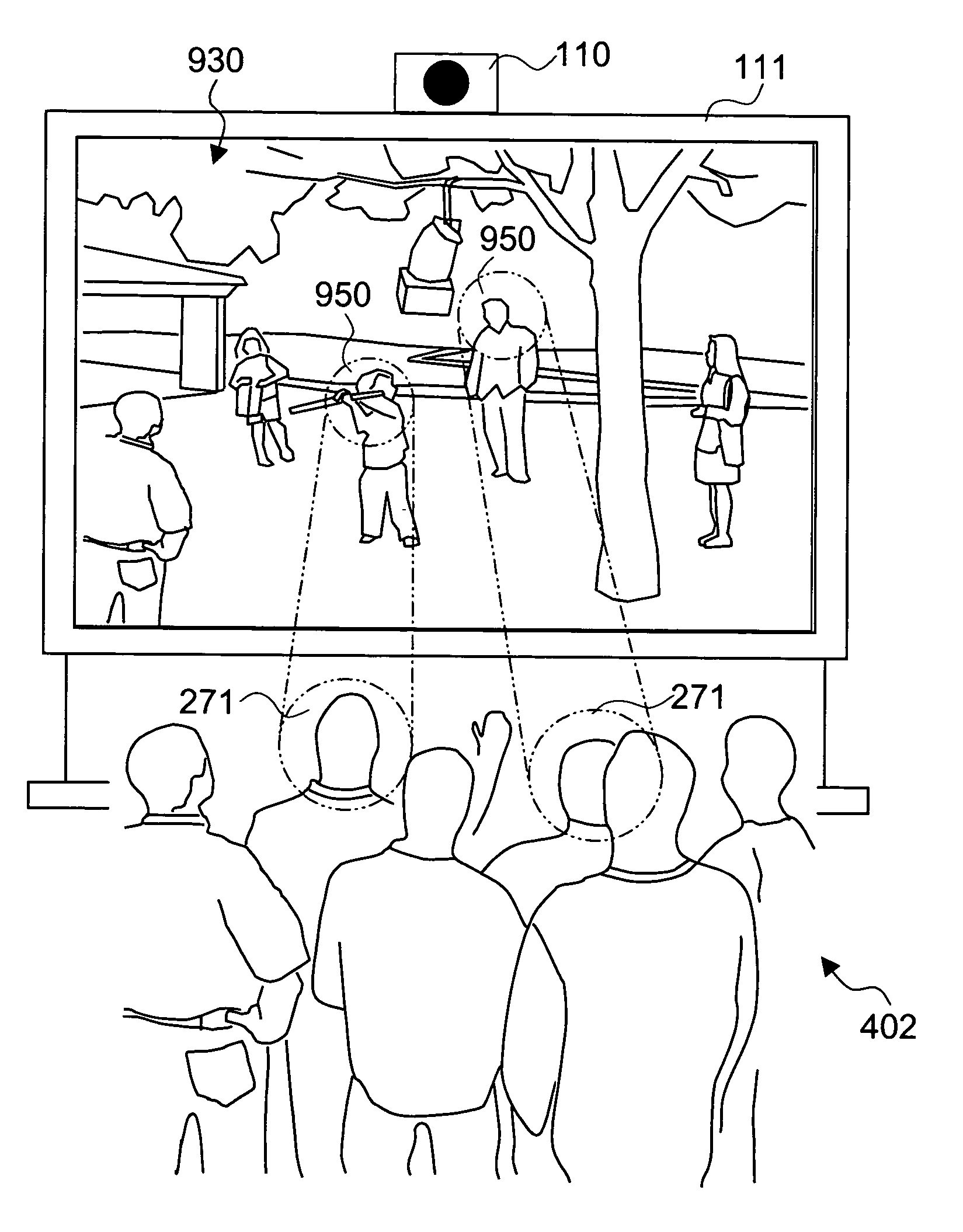 Method and system for immersing face images into a video sequence