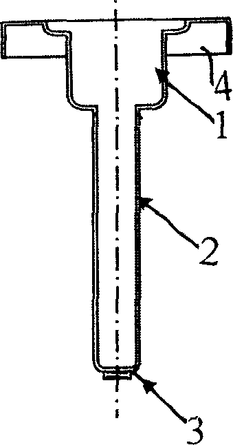 Vertical tank for cleaning and sterilizing flexible endoscope and method for manufacturing same