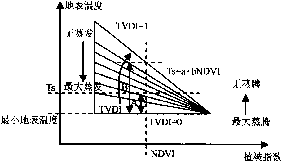 Method for estimating vegetation coverage based on vegetation-soil moisture response relation