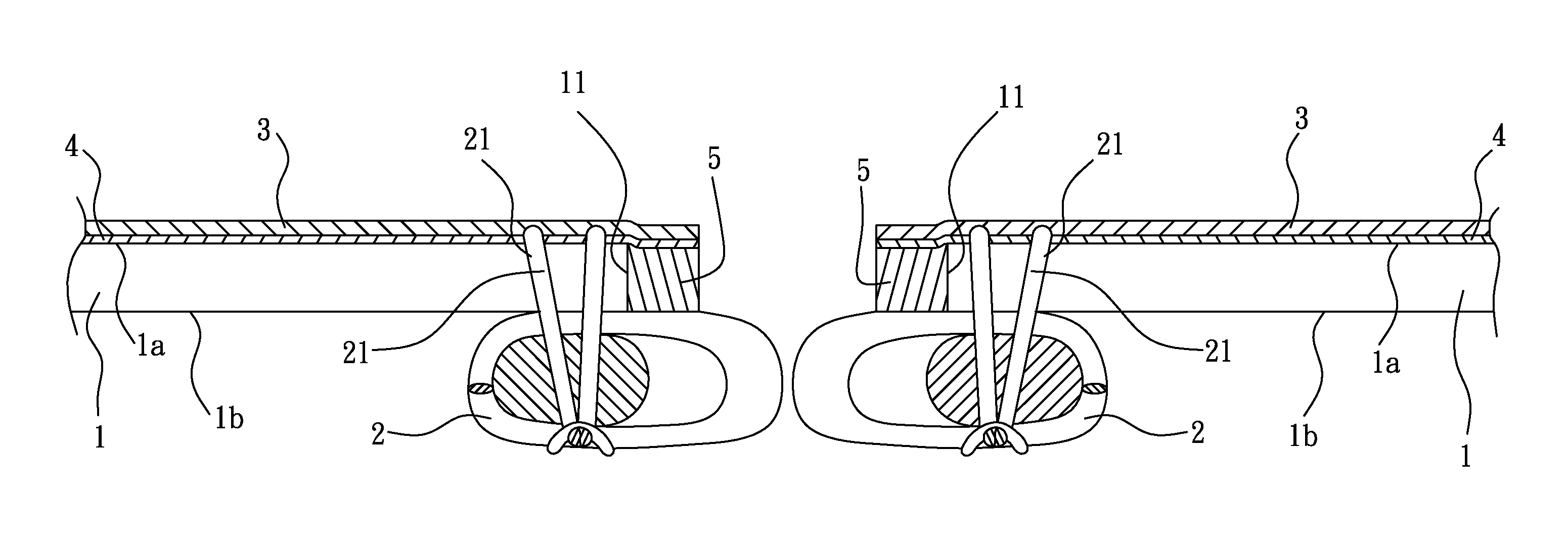 Continuous-coil type waterproof slide fastener and the structure impervious to fluid thereof