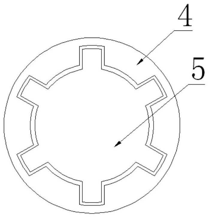 An ore crushing dust collection device