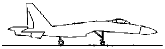 Method for identifying balanced polar curve of two-engine airplane through ground taxiing test