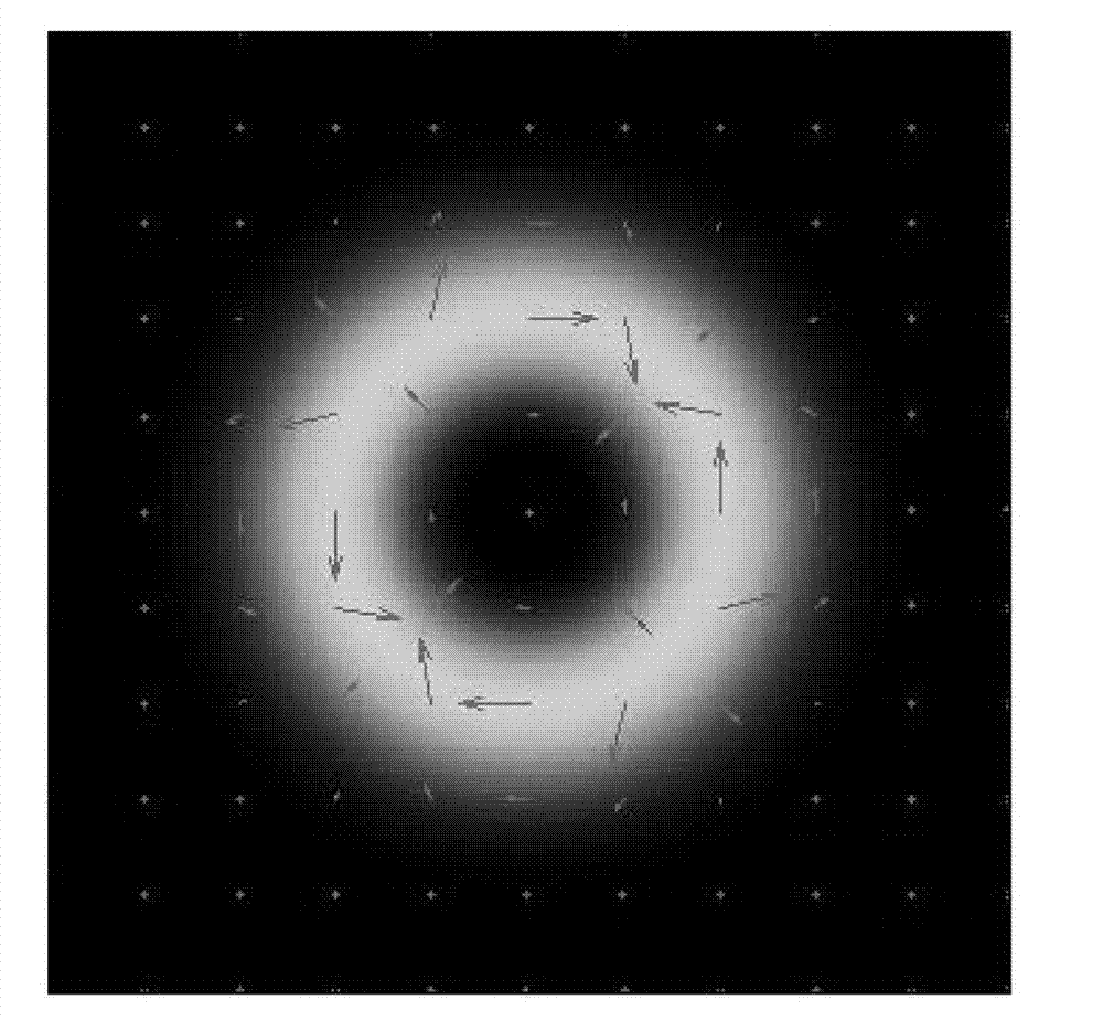 Method and device for generating tightly-focused light spots of column polarized vector beam