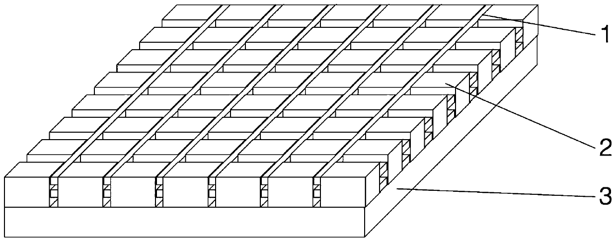 LED display adhesive filling method