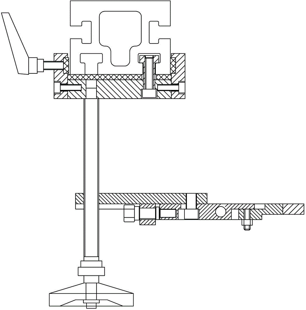 Rear stop and no-go gauge device of bending machine