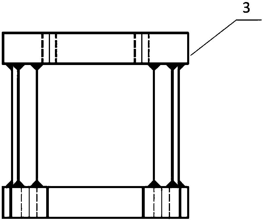 Special tool fixture for vertical type combined machining center